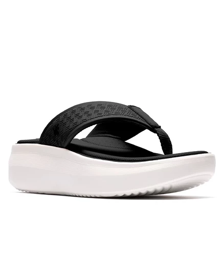 Женские сандалии Clarks Solevana на танкетке 2″, черные