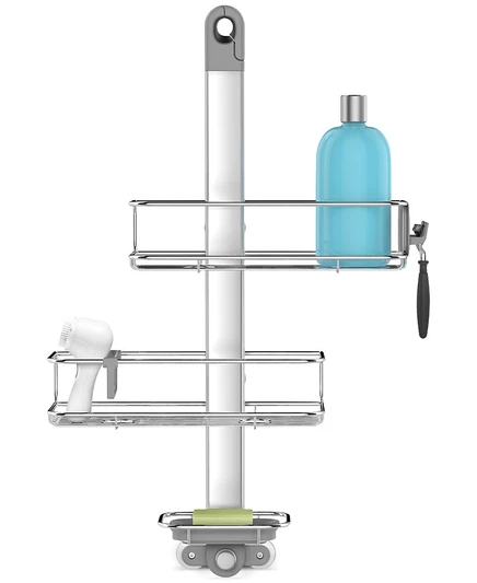 Полка для душа SimpleHuman Medium регулируемая, серебристая