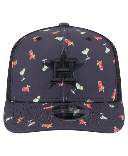 Мужская кепка New Era 9SEVENTY Houston Astros с принтом, черная