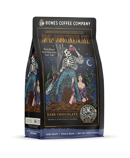 Кофе в зернах Bones Coffee вкус темного шоколада, 340 г