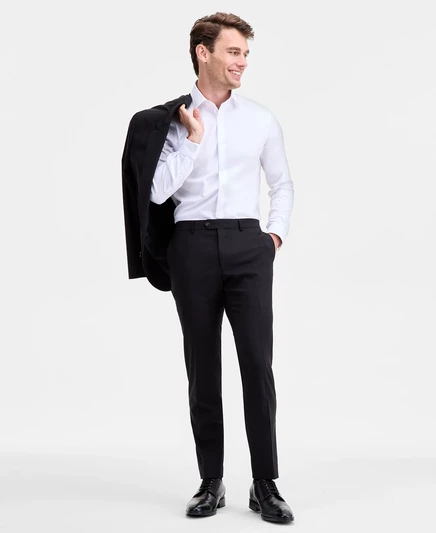 Мужские брюки Ted Baker с эластаном, черные