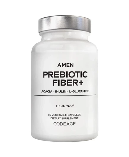 Пребиотик Codeage Amen Prebiotic Fiber, 60 капсул, белая
