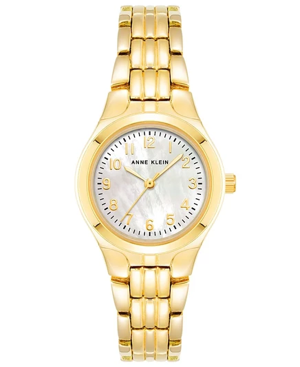 Женские часы Anne Klein 26 мм кварцевые, золотистые