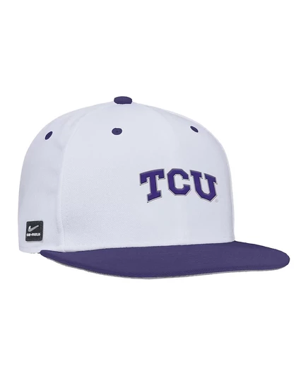 Мужская бейсболка Nike TCU Horned Frogs, белая