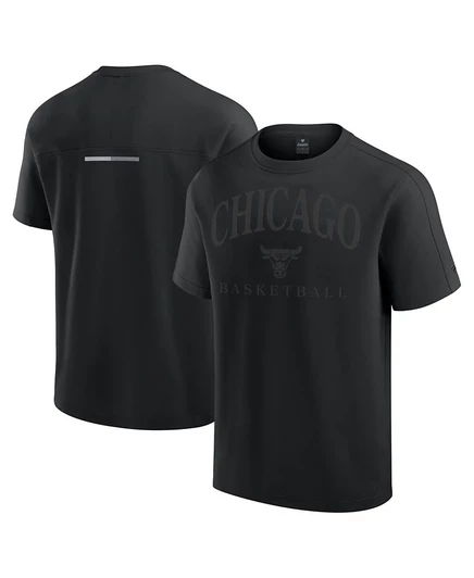 Мужская футболка Fanatics Flex Tri-Blend Chicago Bulls, черная