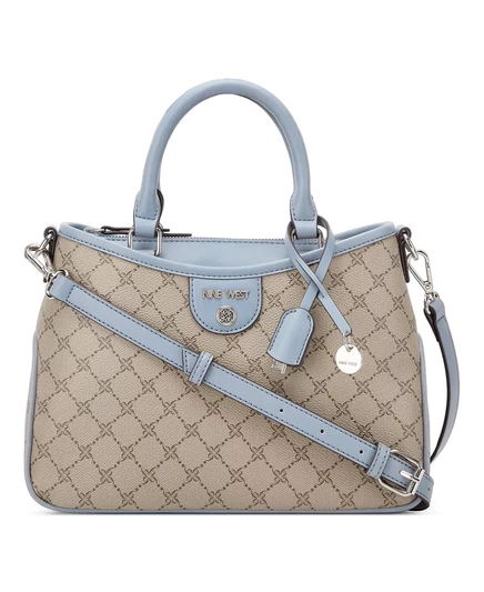  Сумка-ранец среднего размера со съемным ремешком Kiley beige logo bluestone