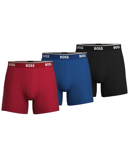 Мужские боксеры Hugo Boss BOSS Power Stretch 3 шт., разноцветные
