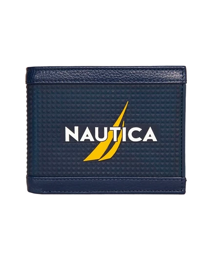 Мужской кошелек Nautica Logo Rubber, темно-синий