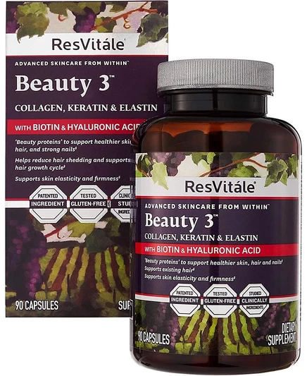 БАД ResVitale Beauty 3, 90 капсул
