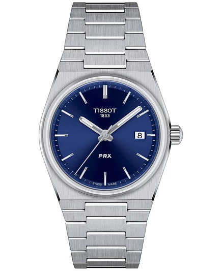 Часы Tissot PRX 35 мм со стальным браслетом, серебристые