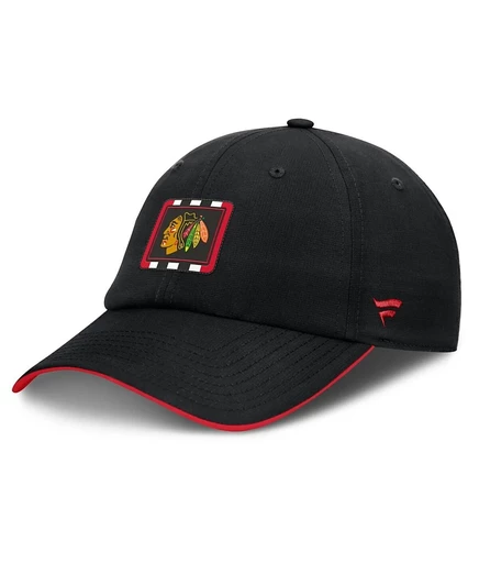 Мужская кепка Fanatics Authentic Pro Ripstop регулируемая, черно-красная