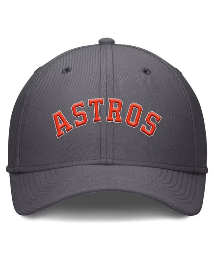 Мужская шляпа Nike Charcoal Houston Astros Swoosh Performance Flex от Nike charcoal