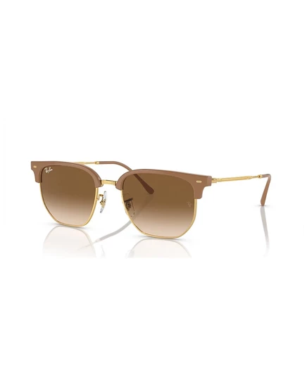 Унисекс солнцезащитные очки Ray Ban New Clubmaster RB4416 градиентные, коричневые