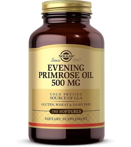 БАД Solgar Evening Primrose Oil 500 мг, 180 мягких капсул