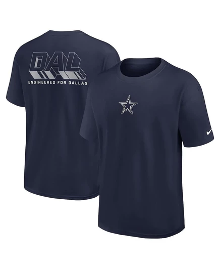 Мужская темно-синяя футболка Dallas Cowboys Dominate the Game Essential Max90