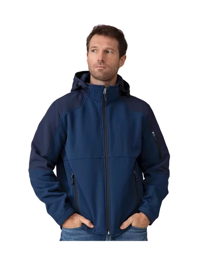  Мужская куртка Flat Lands Hurricane из софтшелла denim trails