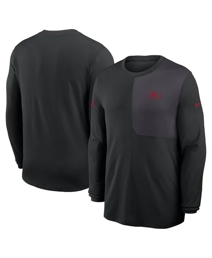 Мужская футболка Nike San Francisco 49ers Sideline Coach, черная