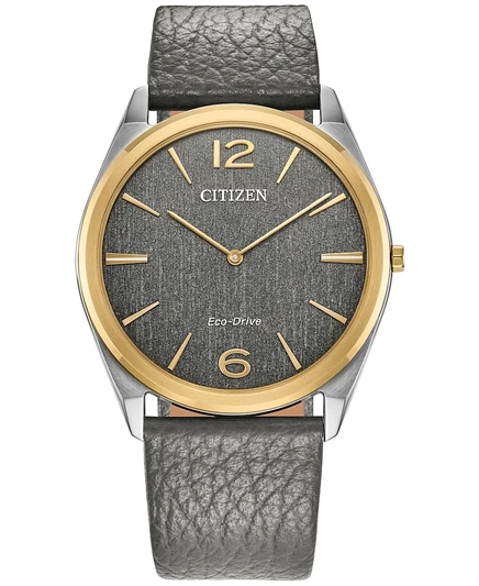 Унисекс часы Citizen Eco-Drive 38 мм, серый ремешок