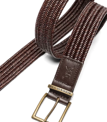 Мужской эластичный пояс Stirling от Rodd & Gunn testa di moro brown