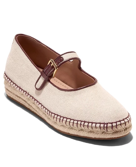 Женские балетки Cole Haan Cloudfeel Asbury Mary Jane коричнево-бежевого цвета