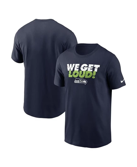 Мужская футболка Nike Seattle Seahawks, темно-синяя