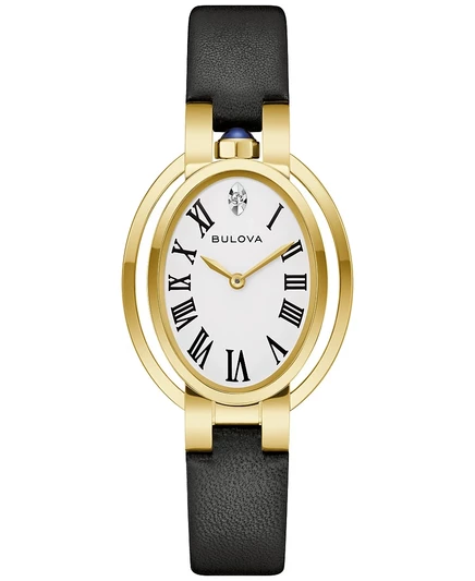 Женские часы Bulova Special Edition Apollo x Ella Fitzgerald Classic Rubaiyat на черном ремешке 28,8 мм