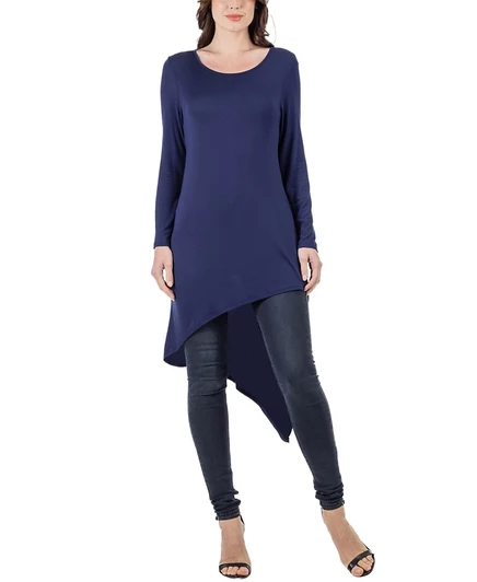 Женская удлиненная туника 24seven Comfort Apparel, синяя