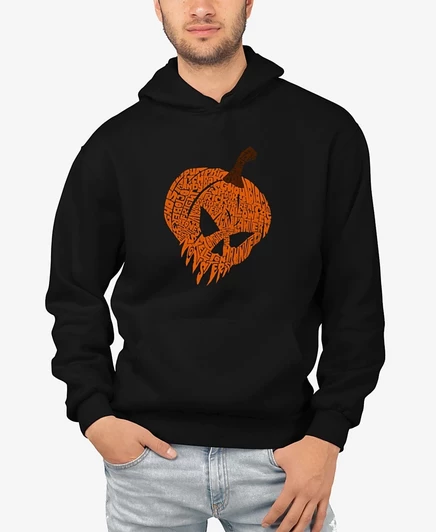 Мужская толстовка LA Pop Art Evil Pumpkin, черная
