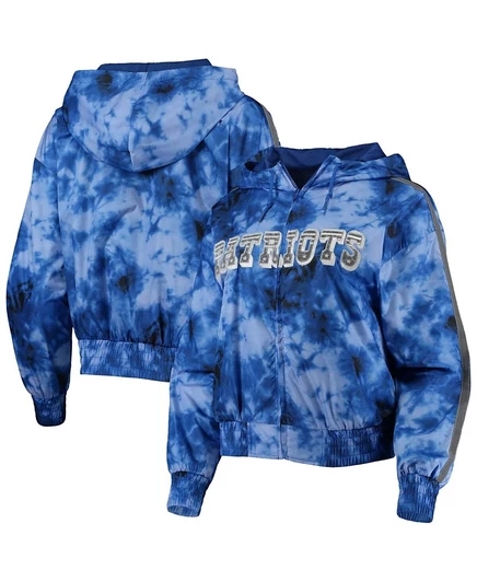 Женская ветровка Mitchell & Ness Galaxy Patriots, синяя