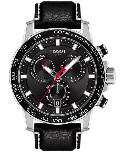 Мужские часы Tissot Supersport T-Sport хронограф, 46 мм, черные