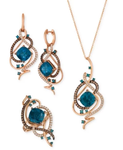 Комплект украшений Le Vian, золото 14 карат