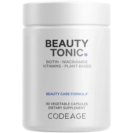 БАД Codeage Beauty Tonic с биотином, 90 капсул