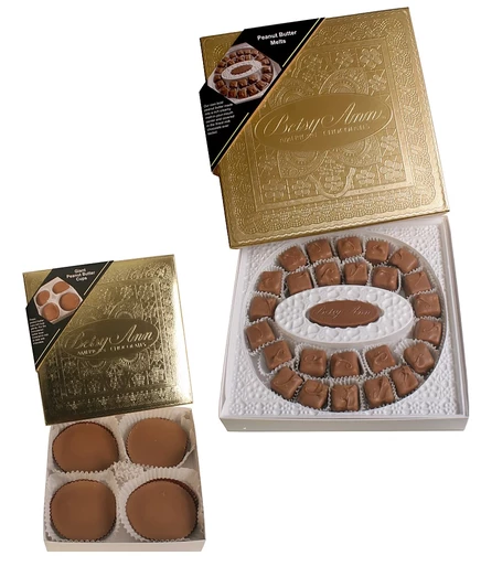 Конфеты Betsy Ann Chocolates арахисовые, 397 г, ~29 шт