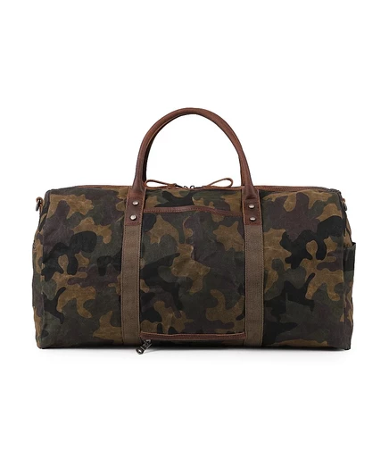 Женская сумка TSD Brand Hillside, вощеный канвас, зеленая