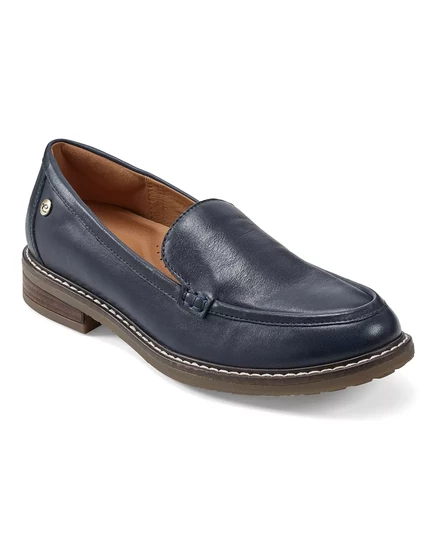 Женские повседневные мокасины без застежки Eflex Jaylin с круглым носком navy leather
