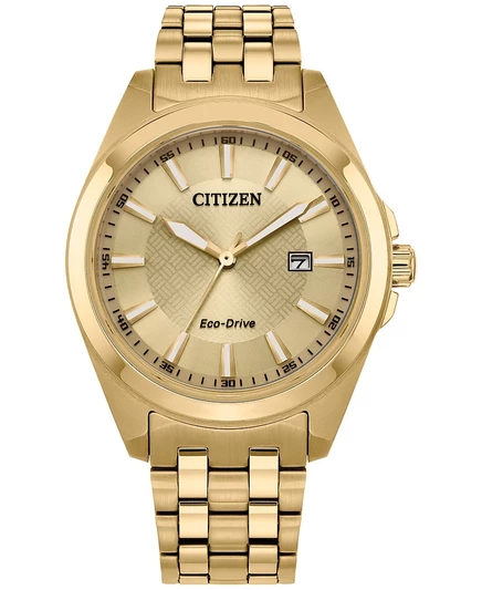 Мужские часы Citizen Eco-Drive Peyten, 41 мм, золотистые