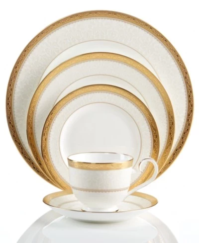 Сервиз Noritake Odessa Gold, 5 предметов, костяной фарфор