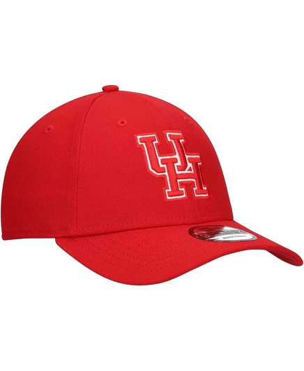 Мужская красная кепка Houston Cougars Team 9FORTY с регулируемой посадкой New Era red