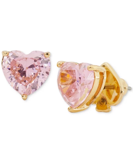 Женские серьги-гвоздики Kate Spade New York с белыми камнями, золотистые