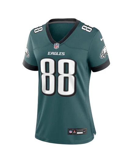 Женская футболка Nike Dallas Goedert Midnight Green для командных игр в Филадельфии Иглз green