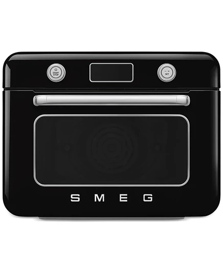 Паровой духовой шкаф SMEG Combi 10 функций, черный