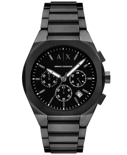 Мужские часы Armani Exchange хронограф, 42 мм, черные