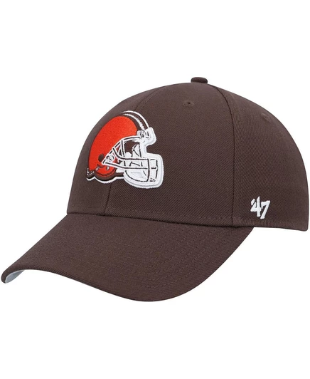 Мужская кепка 47 Brand Cleveland Browns MVP, коричневая