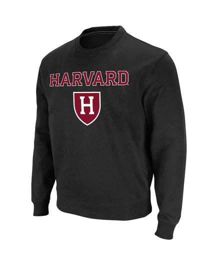 Толстовка-пуловер из саржи Colosseum с логотипом Harvard Crimson Team Tackle black