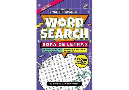 Книга «Bilingual Word Search #1», англо‑испанская