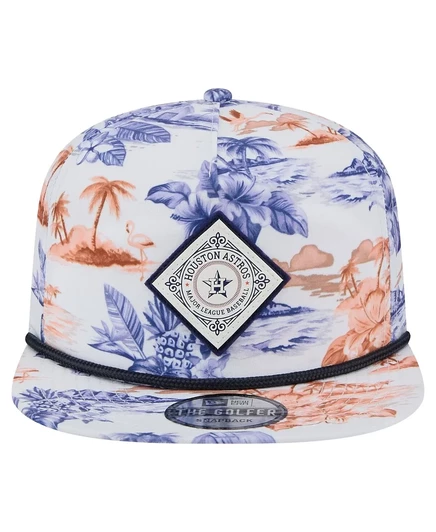 Мужская кепка New Era Houston Astros Island Golfer, белая