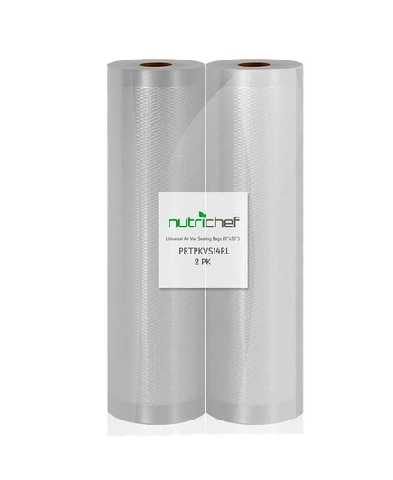 Пакеты для вакуумной упаковки NutriChef, 2 рулона 30,5 м, белые