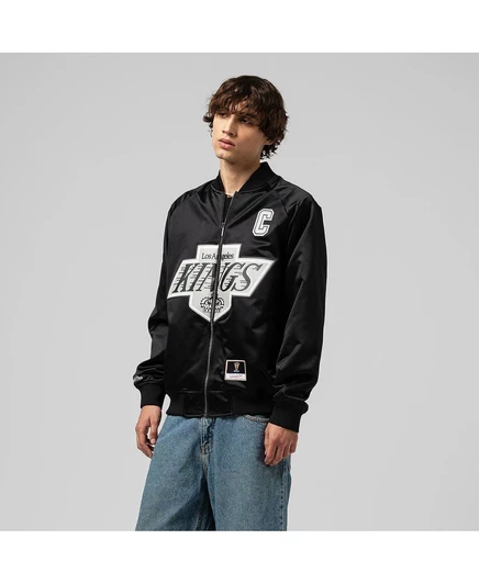 Унисекс куртка Mitchell & Ness Wayne Gretzky, черная