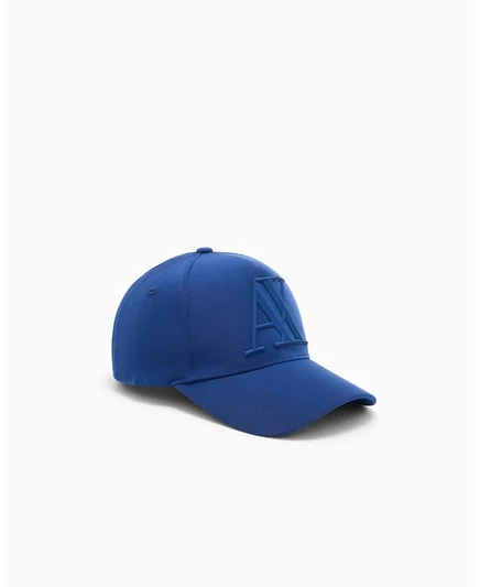 Мужская кепка AX Armani Exchange Rubber AX, темно-синяя
