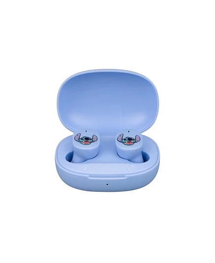 Беспроводные наушники eKids Disney Stitch True с чехлом для зарядки синего цвета